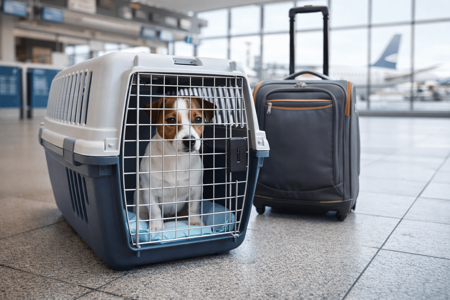 Transportadora para Cachorro em Avião