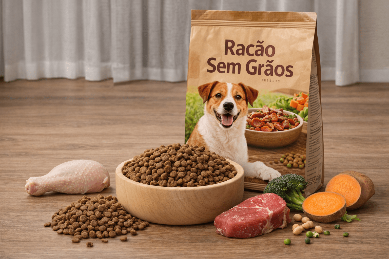 Ração Sem Grãos para Cachorro