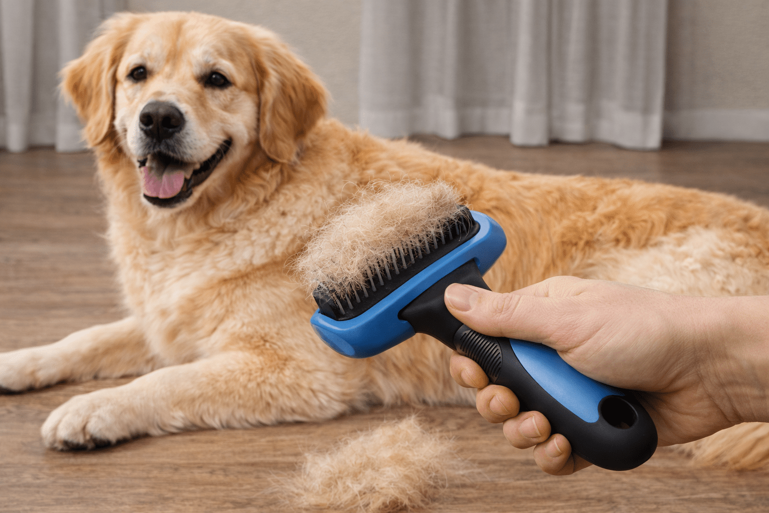 Escova Removedora de Pelos para Cachorro