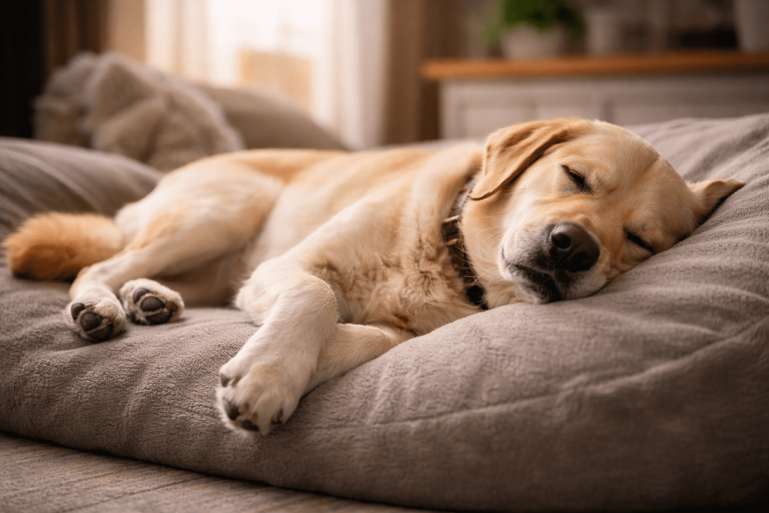 Cachorro sonha enquanto dorme?