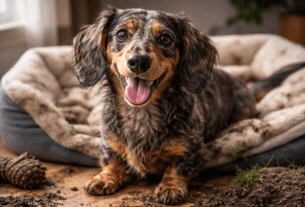 Cachorro Salsicha Mofado