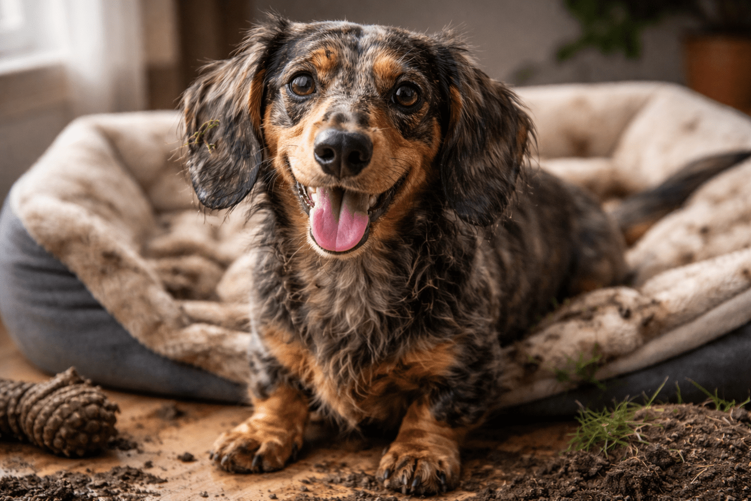 Cachorro Salsicha Mofado