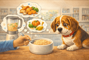 Como posso fazer papinha para o meu cachorro