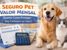 Seguro Pet Valor Mensal