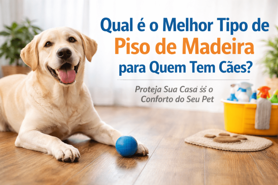Qual é o Melhor Tipo de Piso de Madeira para Quem Tem Cães