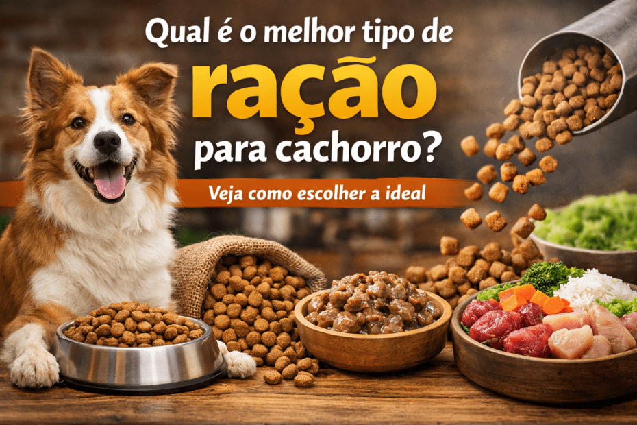 Qual é o Melhor Tipo de Ração para Cachorro