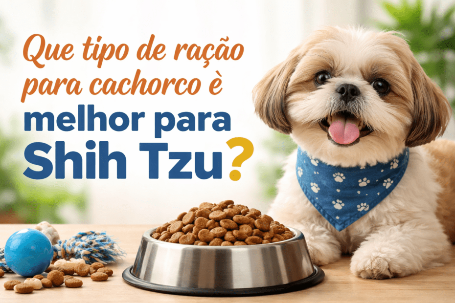 Que tipo de ração para cachorro é melhor para Shih Tzu