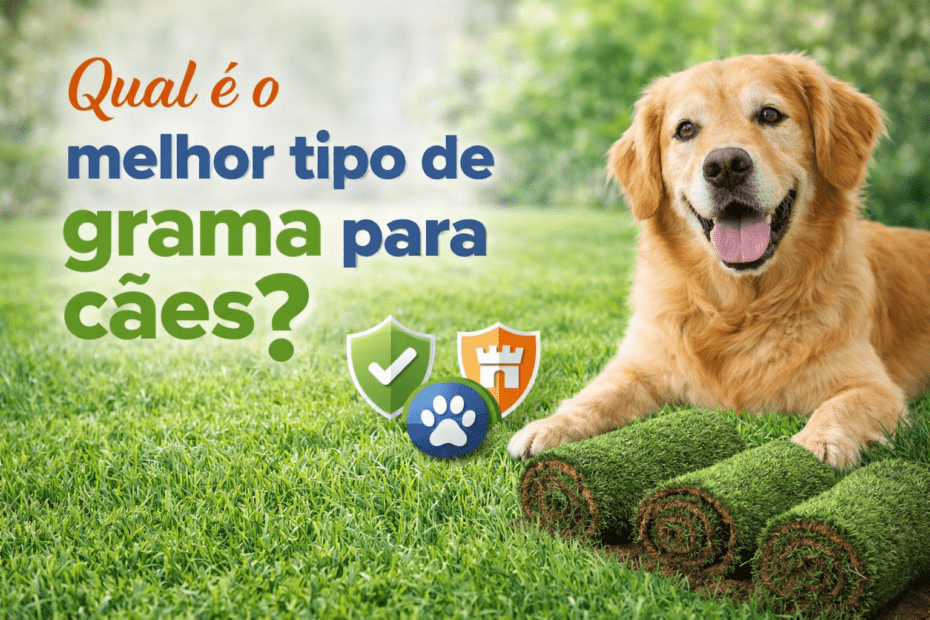 Qual é o melhor tipo de grama para cães
